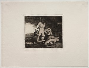 De verschrikkingen van de oorlog: En er is geen hulp voor door Francisco de Goya