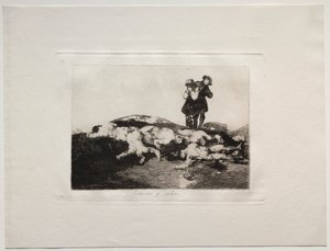 De verschrikkingen van de oorlog: Begraaf ze en houd je stil door Francisco de Goya