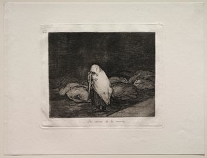De verschrikkingen van de oorlog: De bedden van de dood door Francisco de Goya
