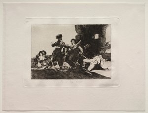 De verschrikkingen van de oorlog: Er is nu geen tijd door Francisco de Goya