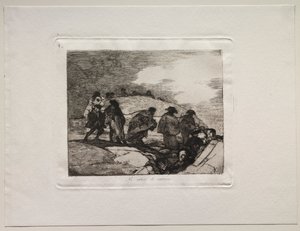 De verschrikkingen van de oorlog: Ze weten de weg niet door Francisco de Goya
