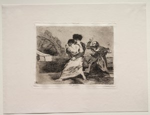 De verschrikkingen van de oorlog: Ze vinden het niet leuk door Francisco de Goya