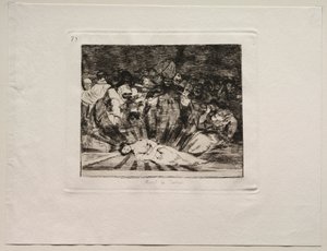 De verschrikkingen van de oorlog: De waarheid is gestorven door Francisco de Goya
