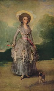 De Marquesa de Pontejos (c1786) door Francisco de Goya