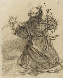 De pen is machtiger dan het zwaard, 1819-28 door Francisco de Goya