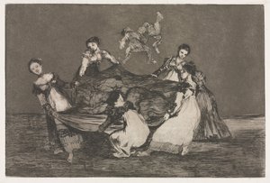 De Spreekwoorden door Francisco de Goya