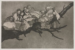 De Spreuken: Belachelijke dwaasheid door Francisco de Goya