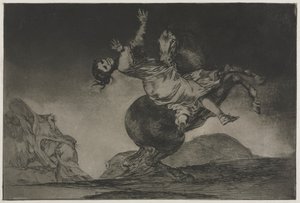 De Spreekwoorden: De Paardenontvoerder door Francisco de Goya