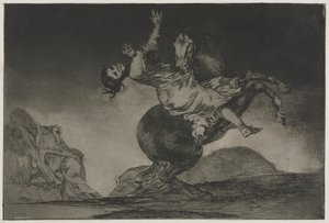 De Spreekwoorden: De Paardenontvoerder door Francisco de Goya