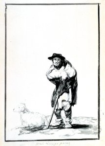 De Herder, c1760-1820 door Francisco de Goya