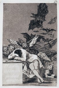 De Slaap van de Rede Produceert Monsters. Capricho Nr. 43