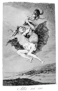 Daar gaat het, 1799 door Francisco de Goya