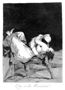 Ze namen haar mee!, 1799 door Francisco de Goya