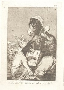 Meer dan de leraar? door Francisco de Goya