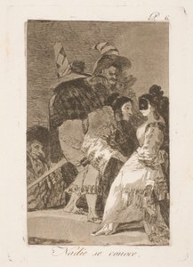Wij kennen elkaar niet door Francisco de Goya