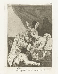 Waaraan zal hij sterven? door Francisco de Goya