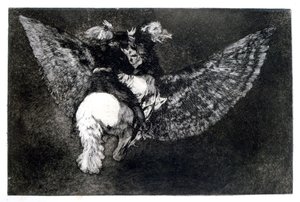 Gevleugelde Onzin door Francisco de Goya