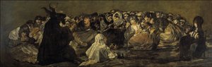 Heksensabbat of De Grote Bok door Francisco de Goya
