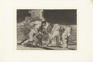 Woedende dwaasheid door Francisco de Goya