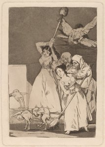 Ya van desplumados (Daar gaan ze geplukt) door Francisco de Goya
