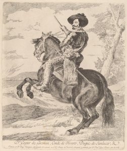 Gaspar de Guzman, Conde Duque de Olivares door Francisco de Goya after Diego Velázquez