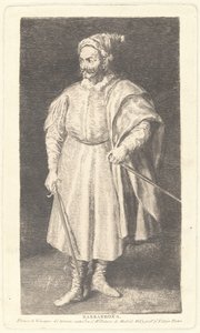 De nar Barbarroja door Francisco de Goya after Diego Velázquez