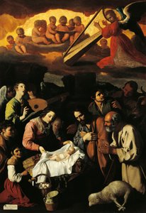 Aanbidding van de herders door Francisco de Zurbaran