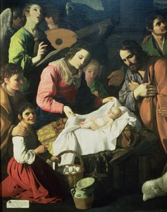 Aanbidding van de Herders door Francisco de Zurbaran