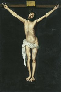 Christus aan het kruis door Francisco de Zurbaran