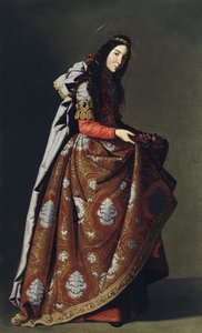 Sint Casilda van Toledo door Francisco de Zurbaran