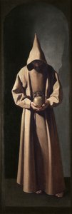 St. Franciscus Contemplerend een Schedel
