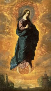 De onbevlekte ontvangenis door Francisco de Zurbaran