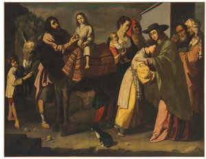 De Terugkeer uit Egypte door Francisco de Zurbaran