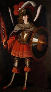 De Aartsengel Michaël door Francisco de Zurbarán and Studio
