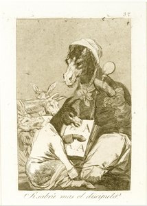 Zou de Leerling Meer Weten door Francisco de Goya