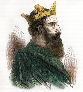 Portret van de Byzantijnse Keizer Leon III de Isauriër (680-741) Tekening uit 