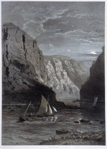 Landschap van de Rijn, Lurley - in 