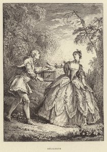 Melicerte door Francois (after) Boucher