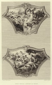 Motief uit het Verhaal van Psyche door Francois (after) Boucher