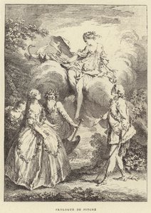Proloog van Psyche door Francois (after) Boucher
