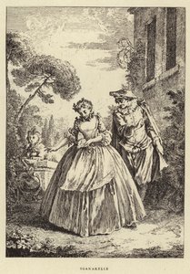 Sganarelle (gravure) door Francois (after) Boucher