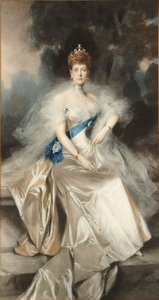 Koningin Alexandra door Francois (after) Flameng