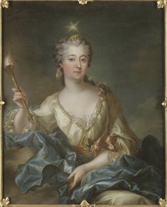 Portret van Louisa Ulrika van Pruisen (1720-1782), Koningin van Zweden door Francois Adrien Grasognon Latinville