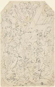 Aanbidding van de herders door Francois Boitard