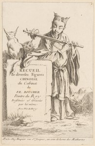 Verzameling van diverse Chinese figuren door François Boucher