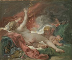 Danaë door François Boucher