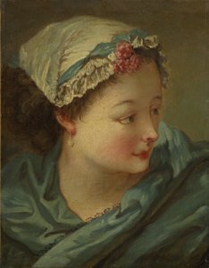 Hoofd van een jonge vrouw, vroege jaren 1730