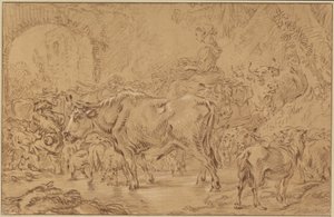 Terug naar de kudde door François Boucher