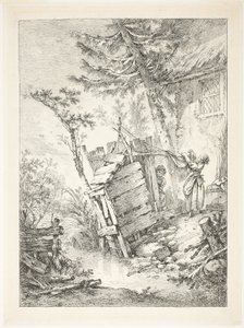 De wasvrouw door François Boucher
