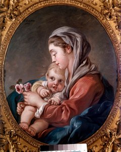 De Maagd en het Kind Jezus door François Boucher